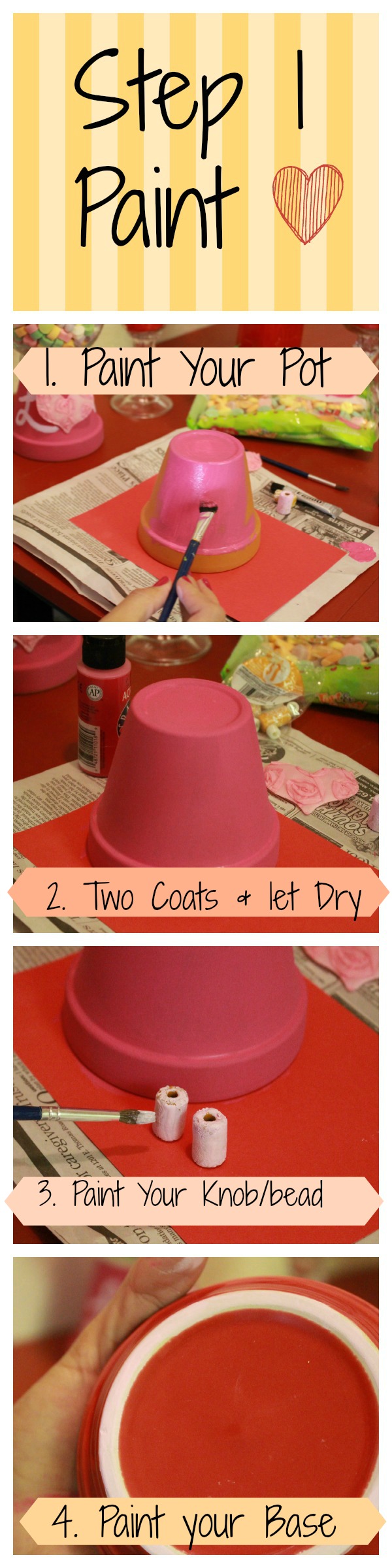 step 1 paint BondBeautYful